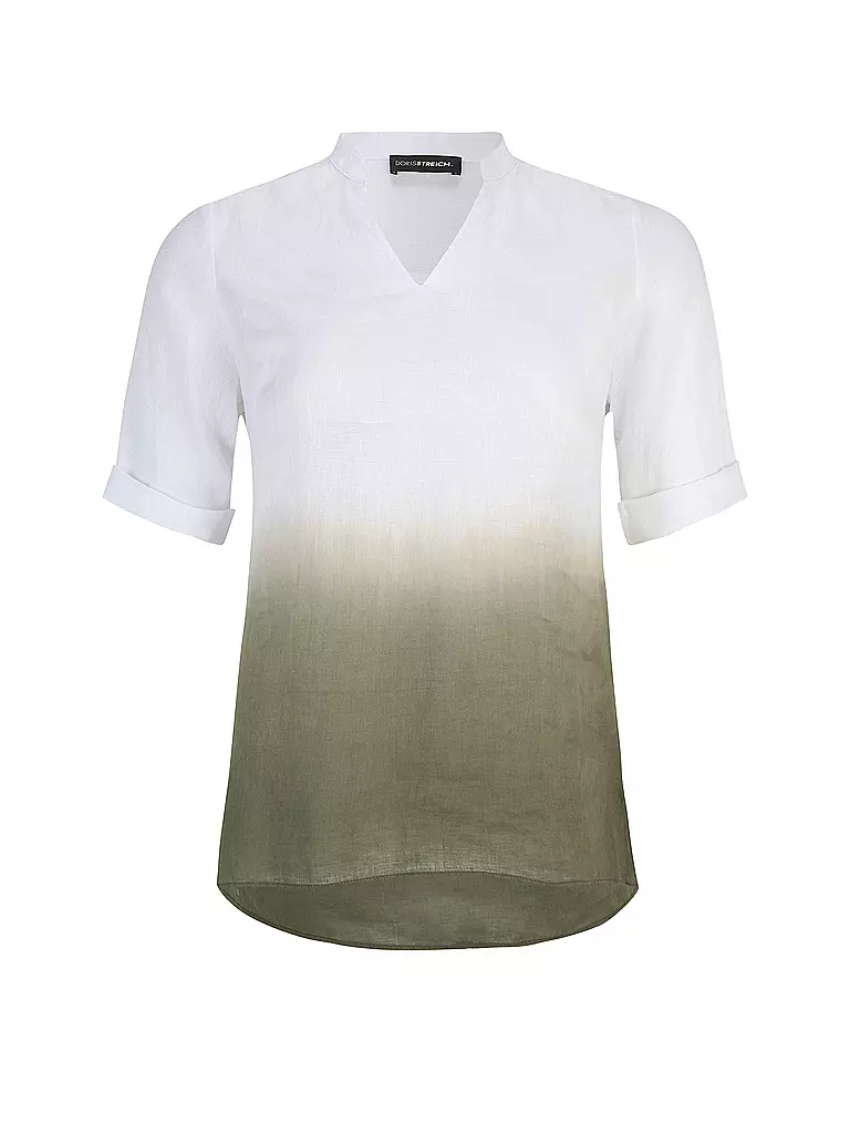 DORIS STREICH Leinenbluse olive