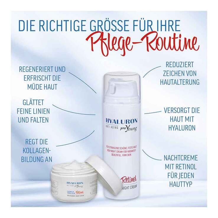 Hyaluron Proyoung Retinol Nachtcreme, 50 ml