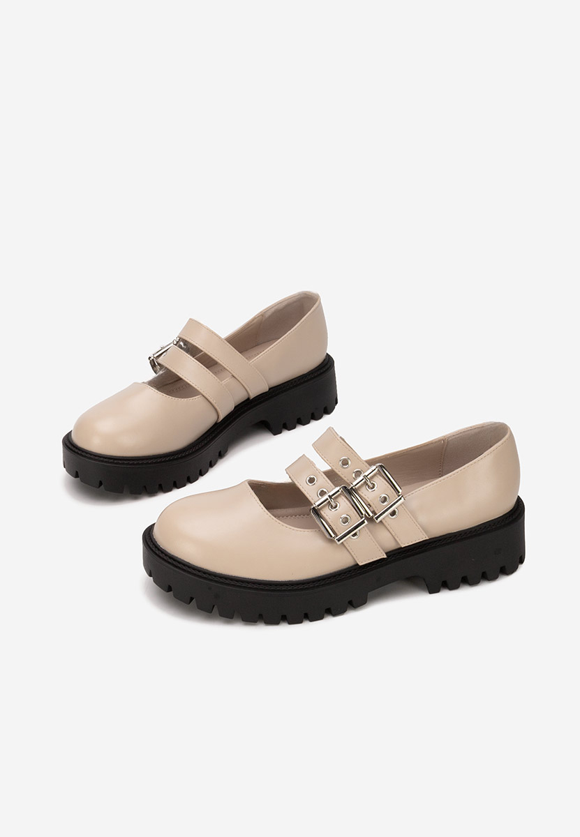 Chaussures casual femme beige Geovania