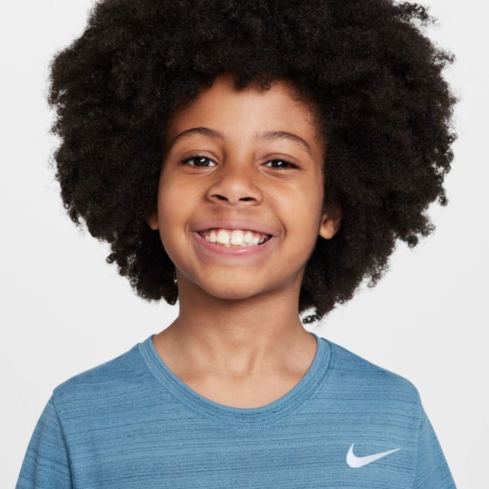 Nike Junior T-shirts Dri-Fit Miler Blå