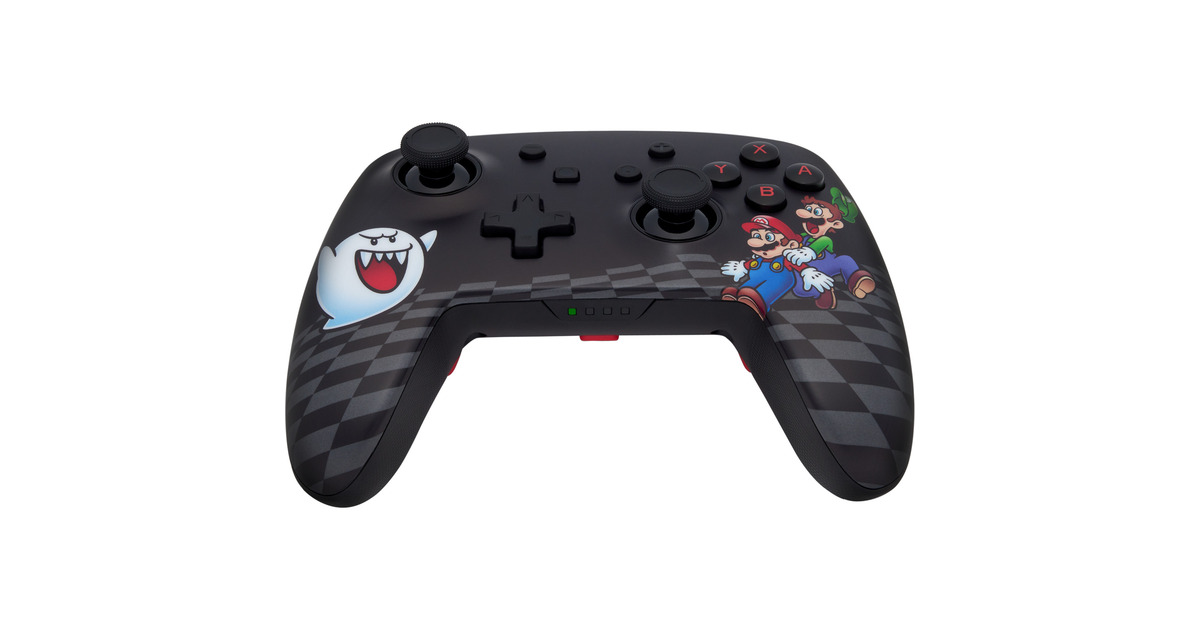 PowerAEnhanced Wireless Controller for Nintendo Switch with Lumectra - Mario Peek-A-Boo  (Zwart/wit)