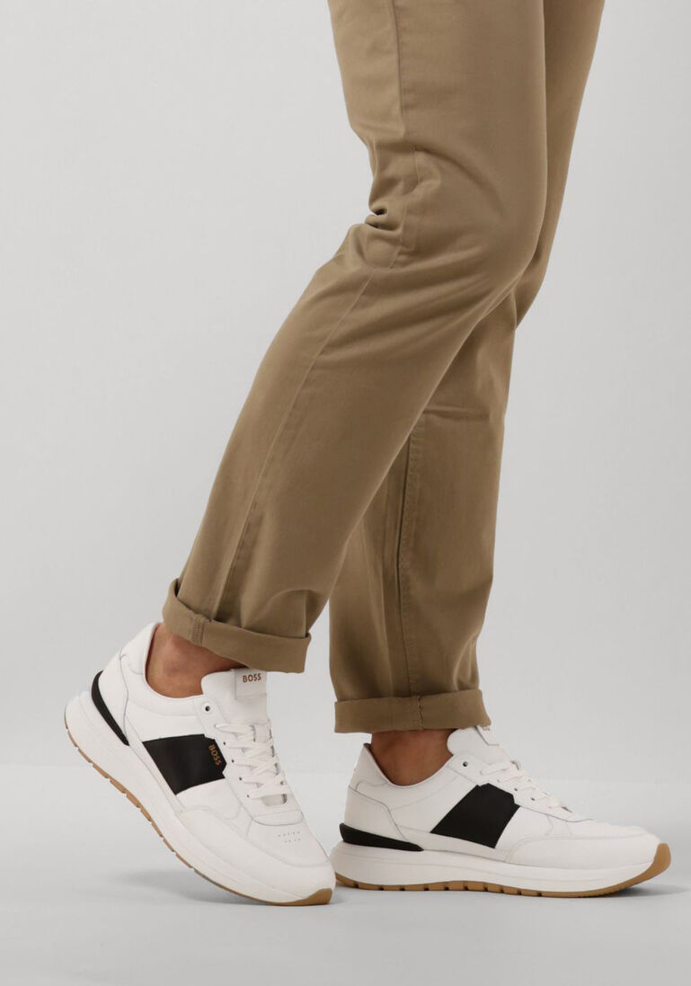 BOSS witte boss lage sneakers jace runn