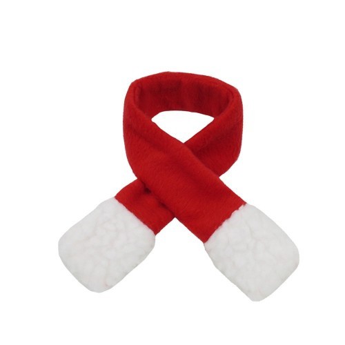 Cachecol de Natal vermelho para cães e gatos.