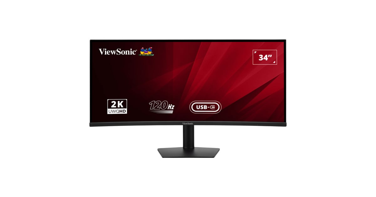 ViewSonicVA3420C UWQHD Curved Monitor met USB-C Hub 34