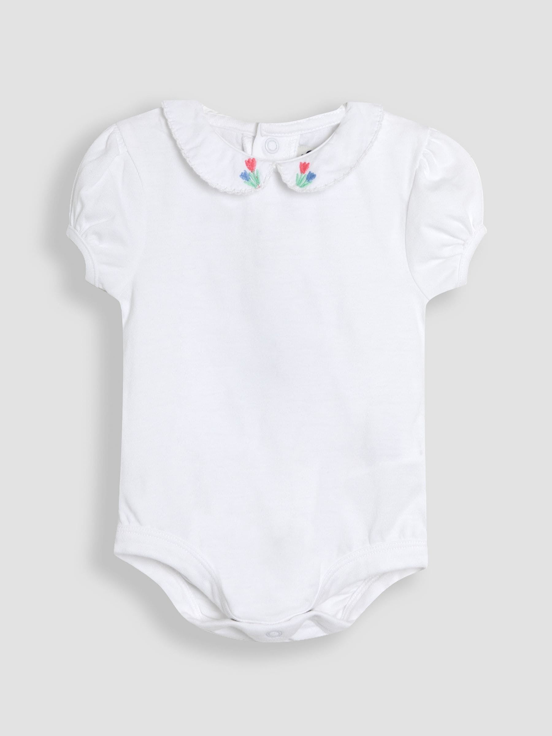 JoJo Maman Bébé Embroidered Dungarees & Body Set 2 Piece