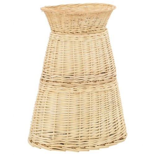 Cesto com almofadas de vime para gatos, cor natural