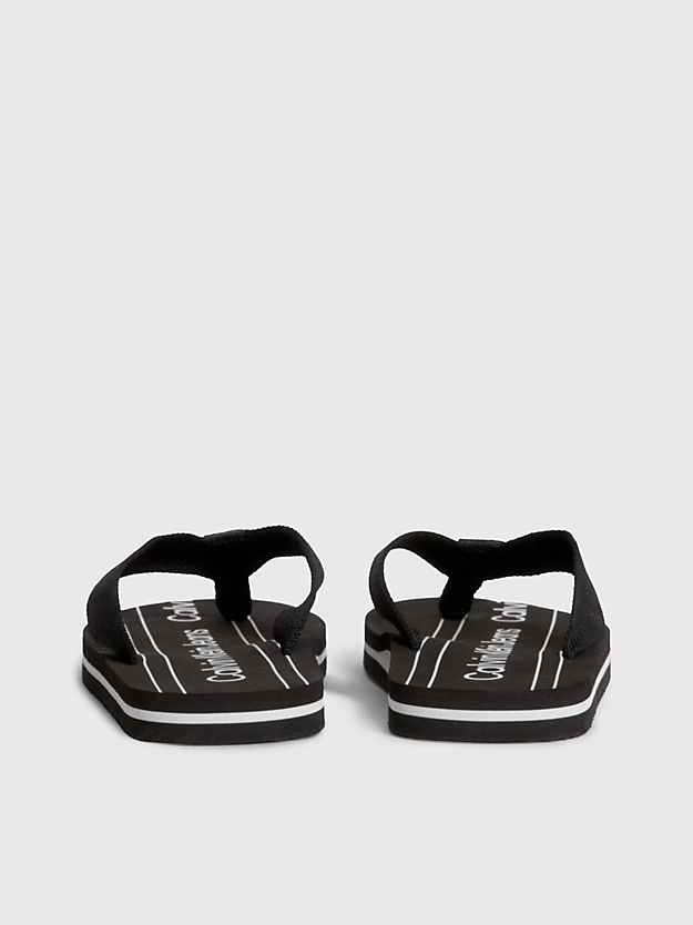 Chinelo de dedo com logotipo infantil