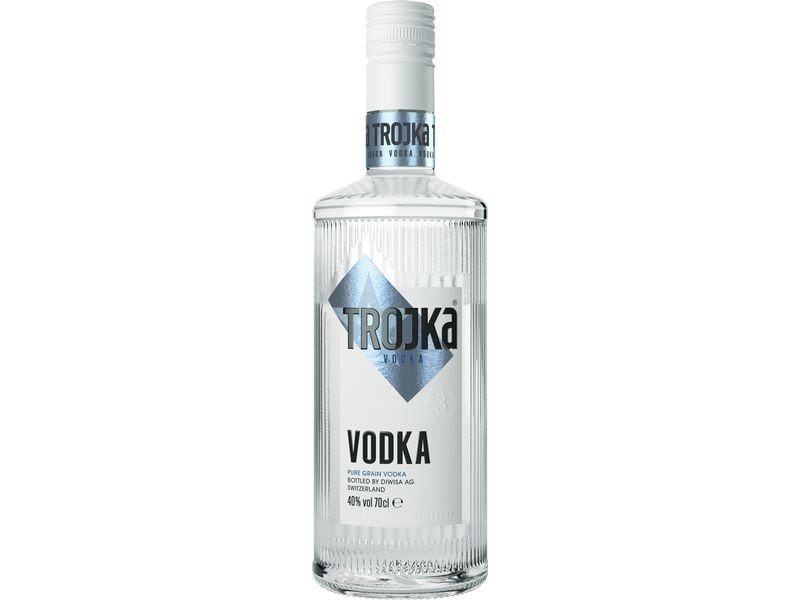 Trojka Vodka Pure Grain 0.7 l Spirituosen Spezialität auf Basis von Getreide