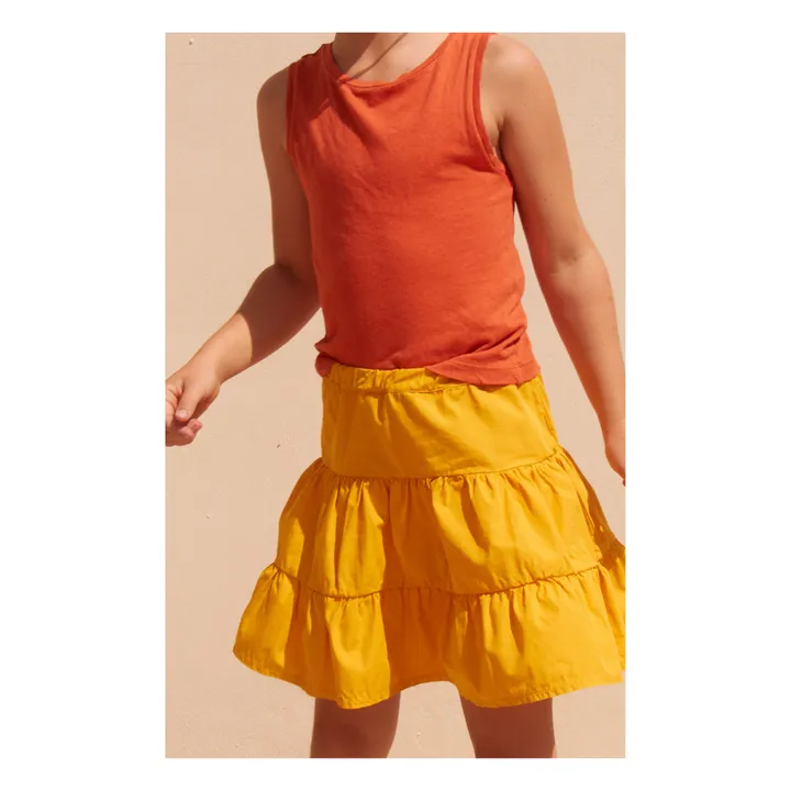 Longlivethequeen Débardeur Coton bio | Orange