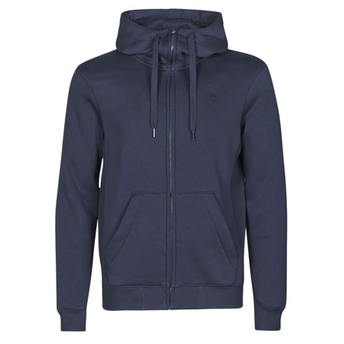G-Star Raw - PREMIUM BASIC HOODED ZIP SWEATER - Marine