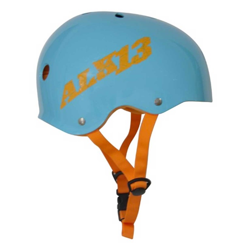 Casque ALK13 H2O+ Blue - Logo Orange - The Corner Shop