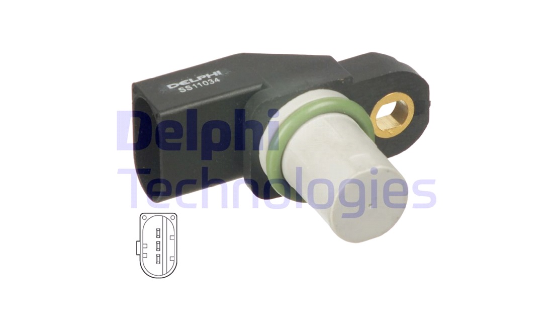 Sensor, knastakselposition