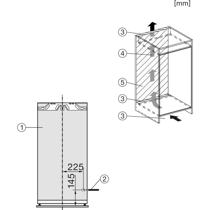 Miele Einbau-Kühlschrank K 7344 D