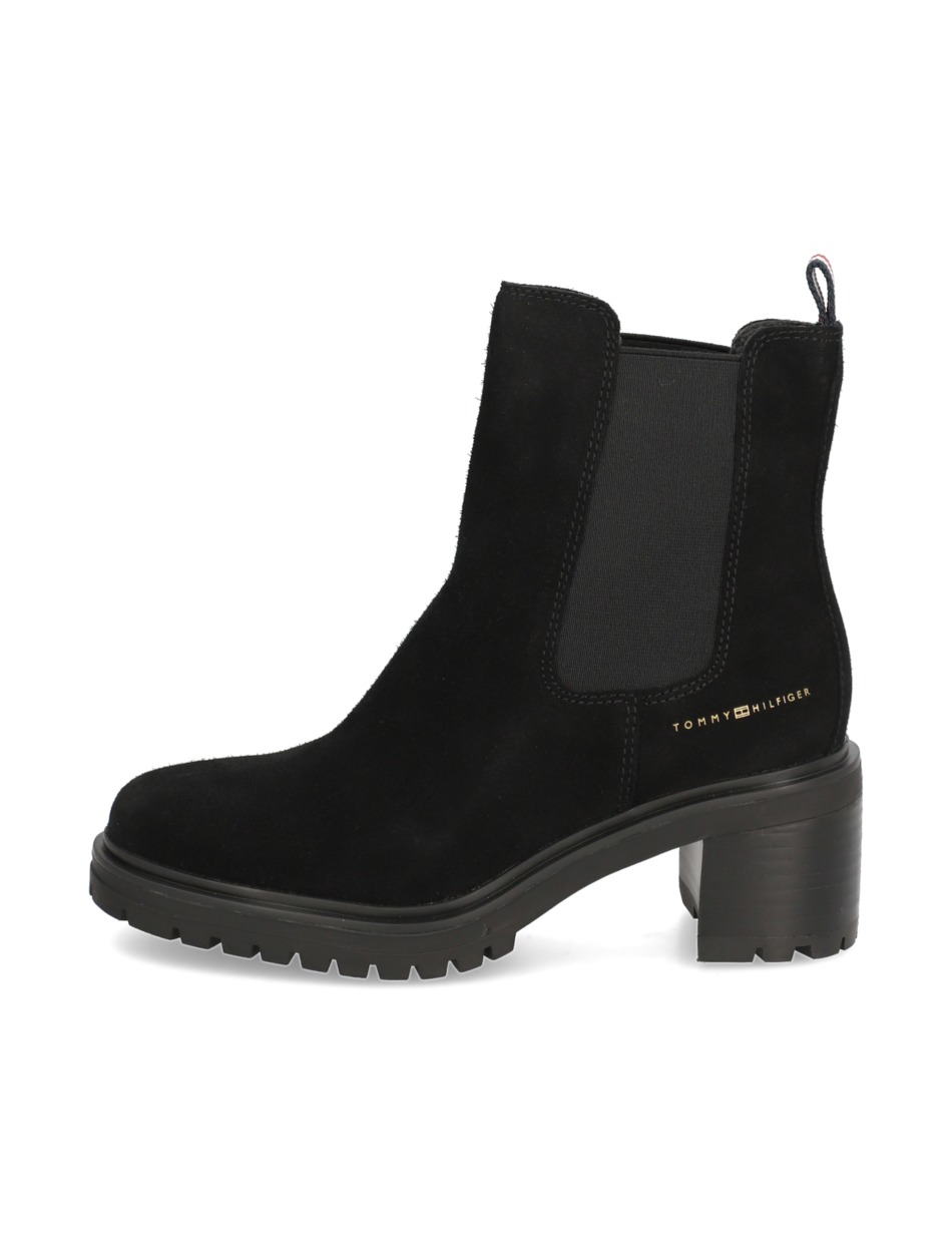 ESSENTIAL MIDHEEL SUEDEBOOTIE