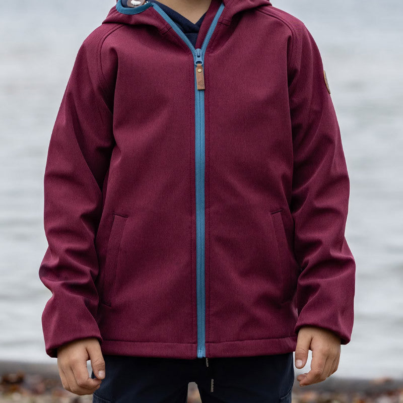 Kinder Avan Softshelljacke zinfandel