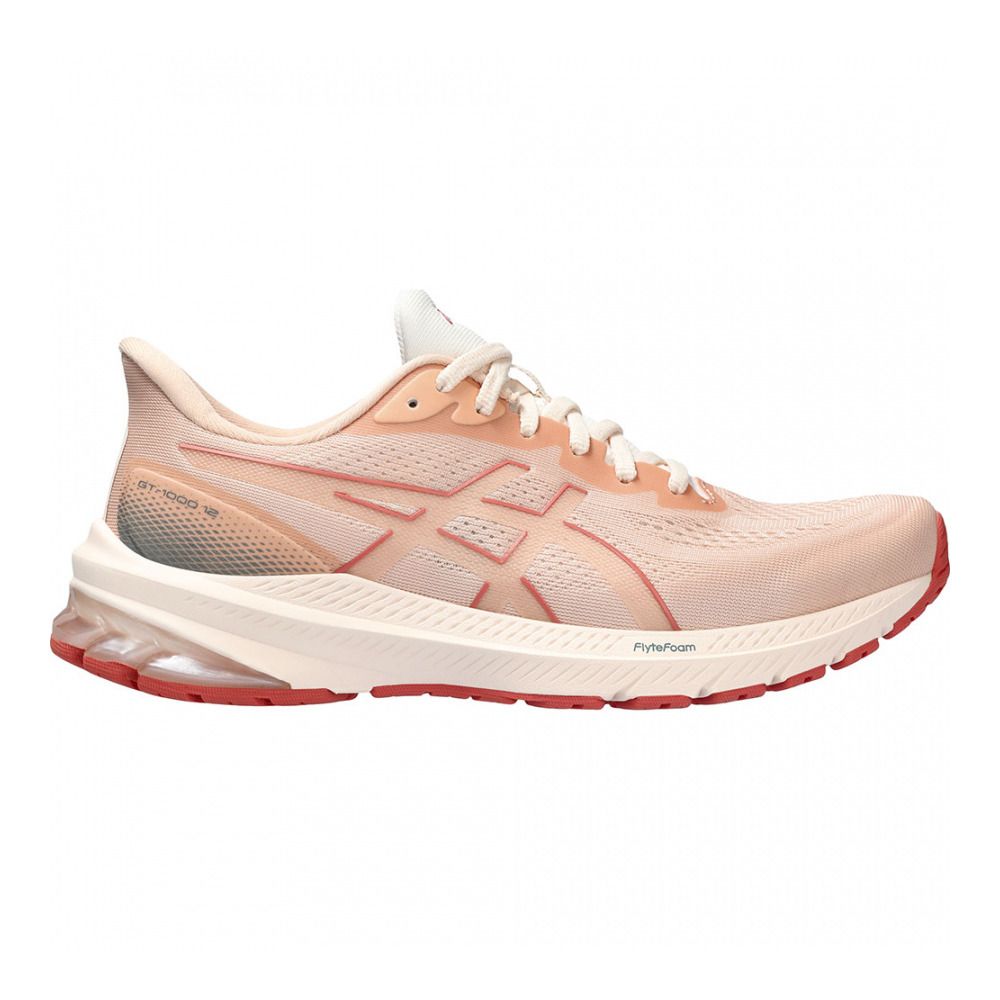 Asics GT-1000 12 - Chaussures running Femme pale apricot/light garnet