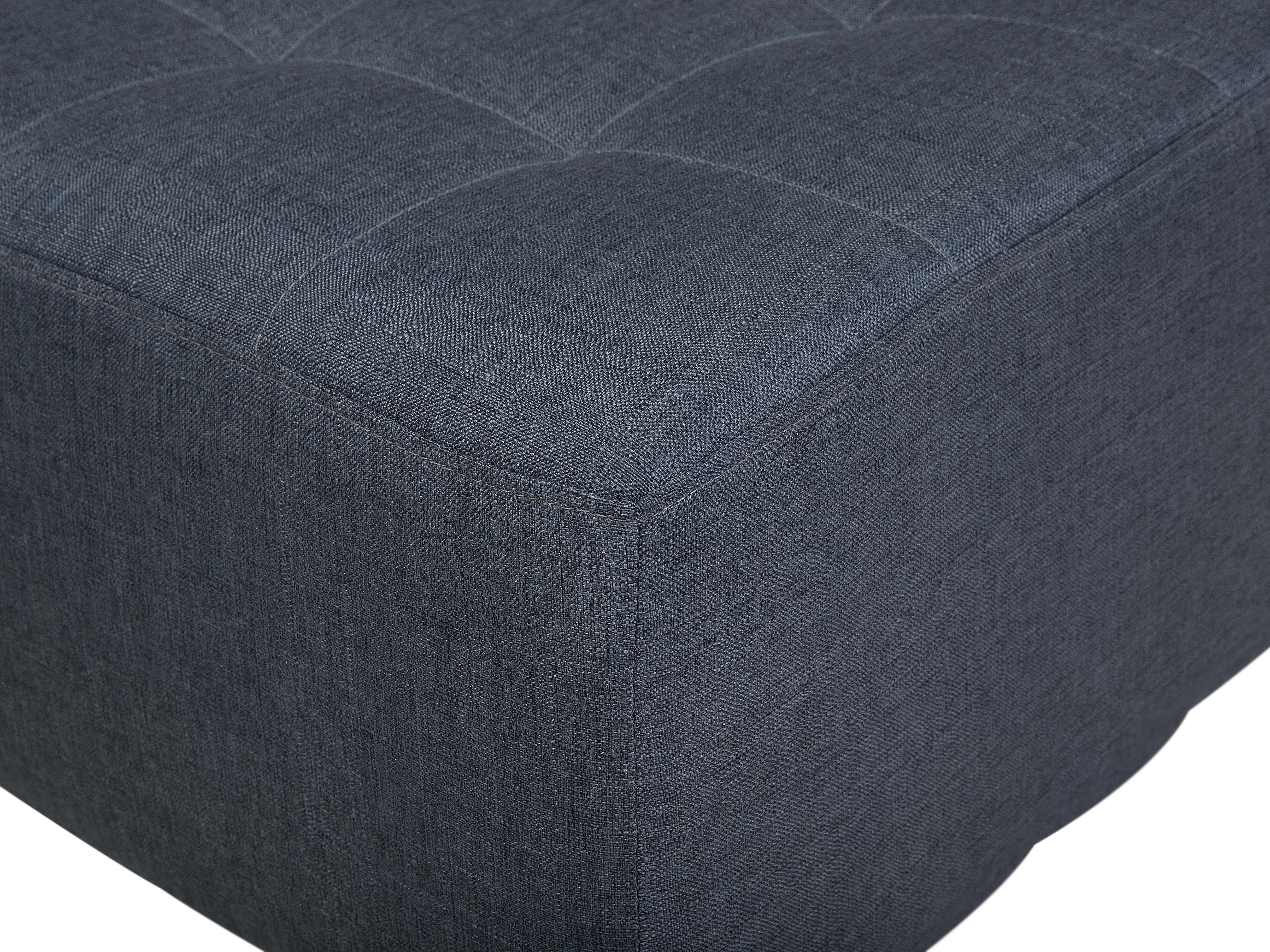 Chaise longue ABERDEEN Stof Donkergrijs
