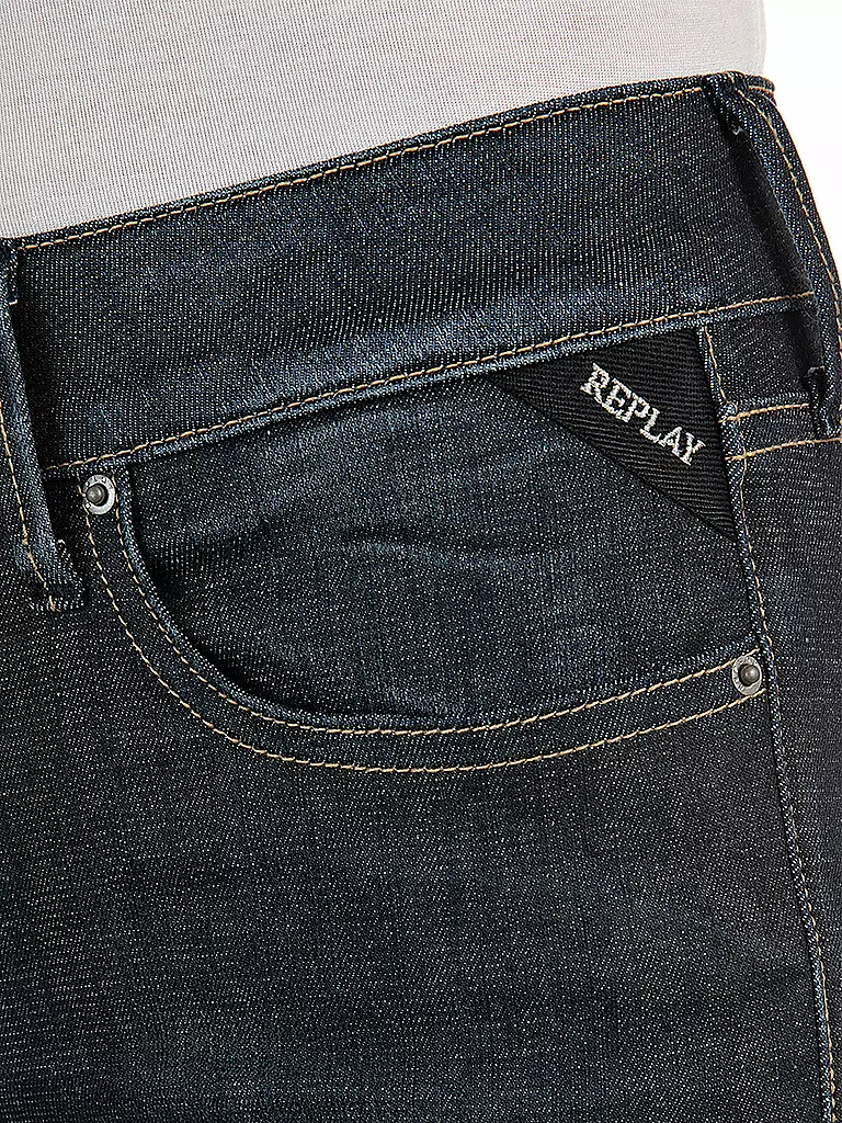REPLAY Jeans Skinny Fit New Luz Hyperflex Re-Used blau