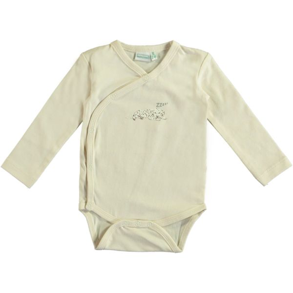Babylook Overslag Romper - Maat 50 - Buttercream