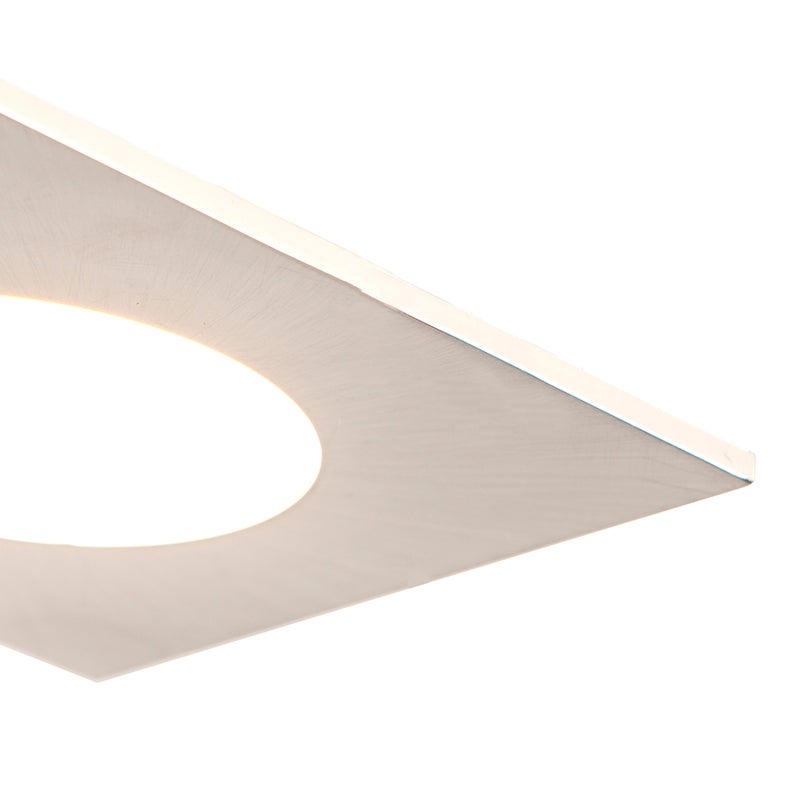 Moderne vierkante inbouwspot incl. LED IP65 - Simply
