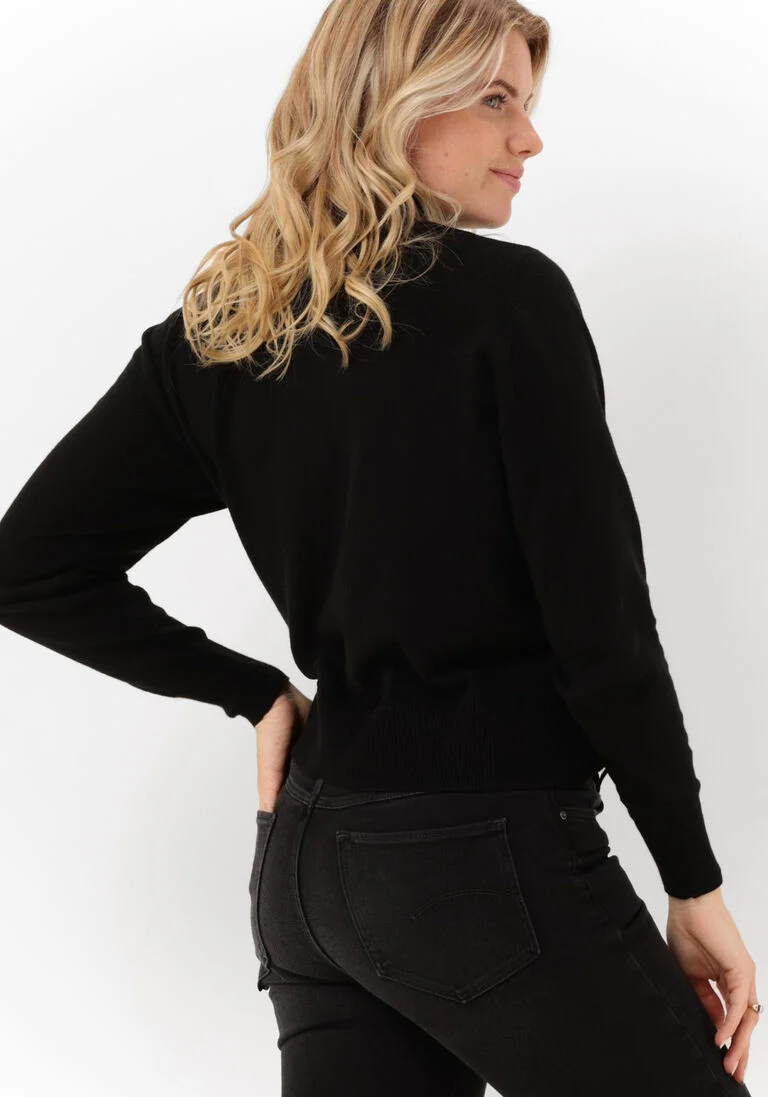 LEVETE ROOM zwarte levete room coltrui lr-vilke 2 pullover