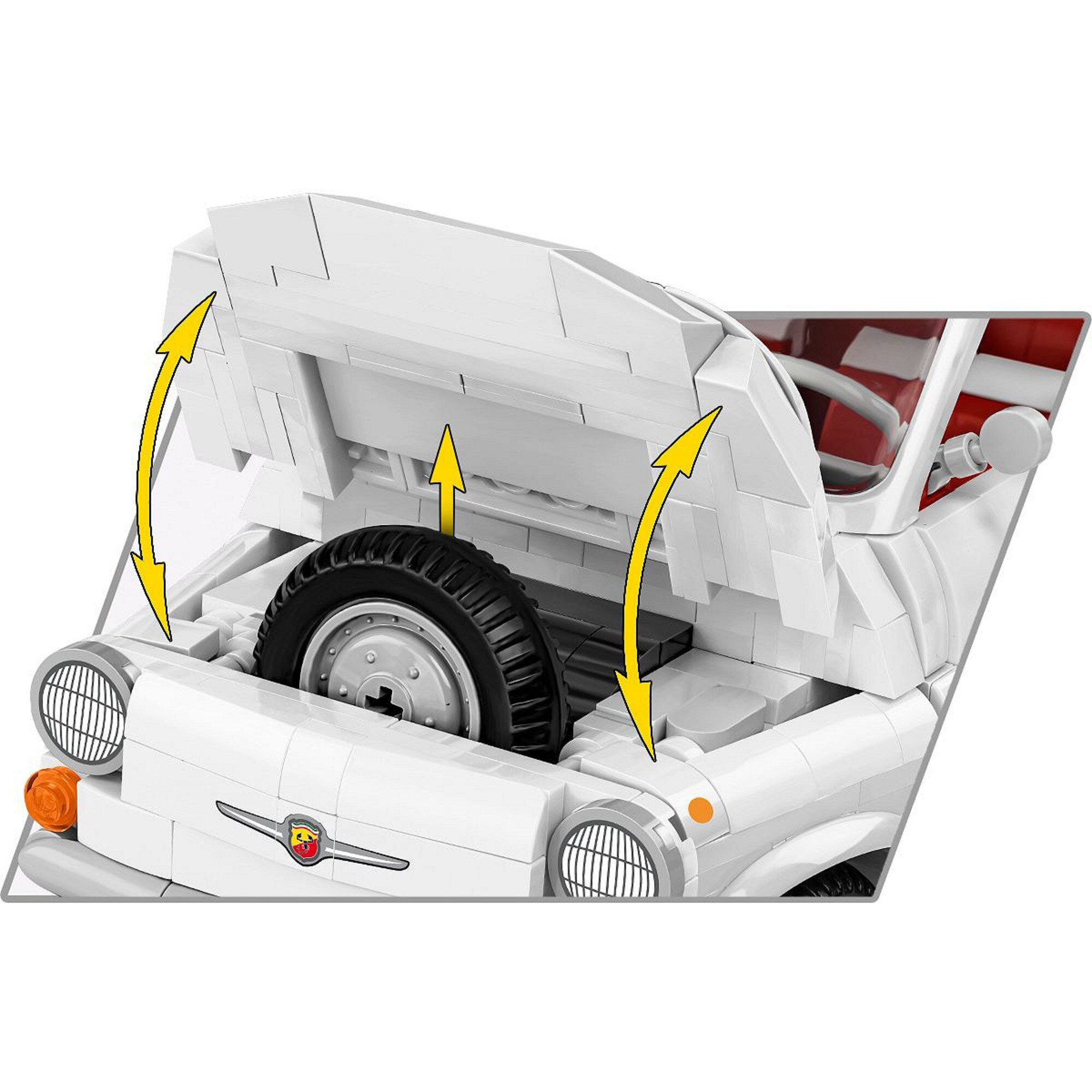 COBI Konstruktionsspielzeug Fiat 500 Abarth