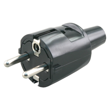Handson Stekker PVC RA Zwart