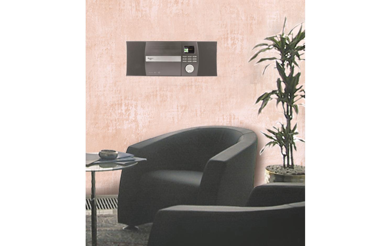 Radio/CD-Player ICD1010AN Silber<br>Stereo Musikcenter mit Internet/DAB+/UKW-Radio sowie CD und Bluetooth