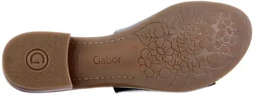 Gabor zwart 62.791.57 - maat 9 slipper zwart - maat 9 Calandschoen