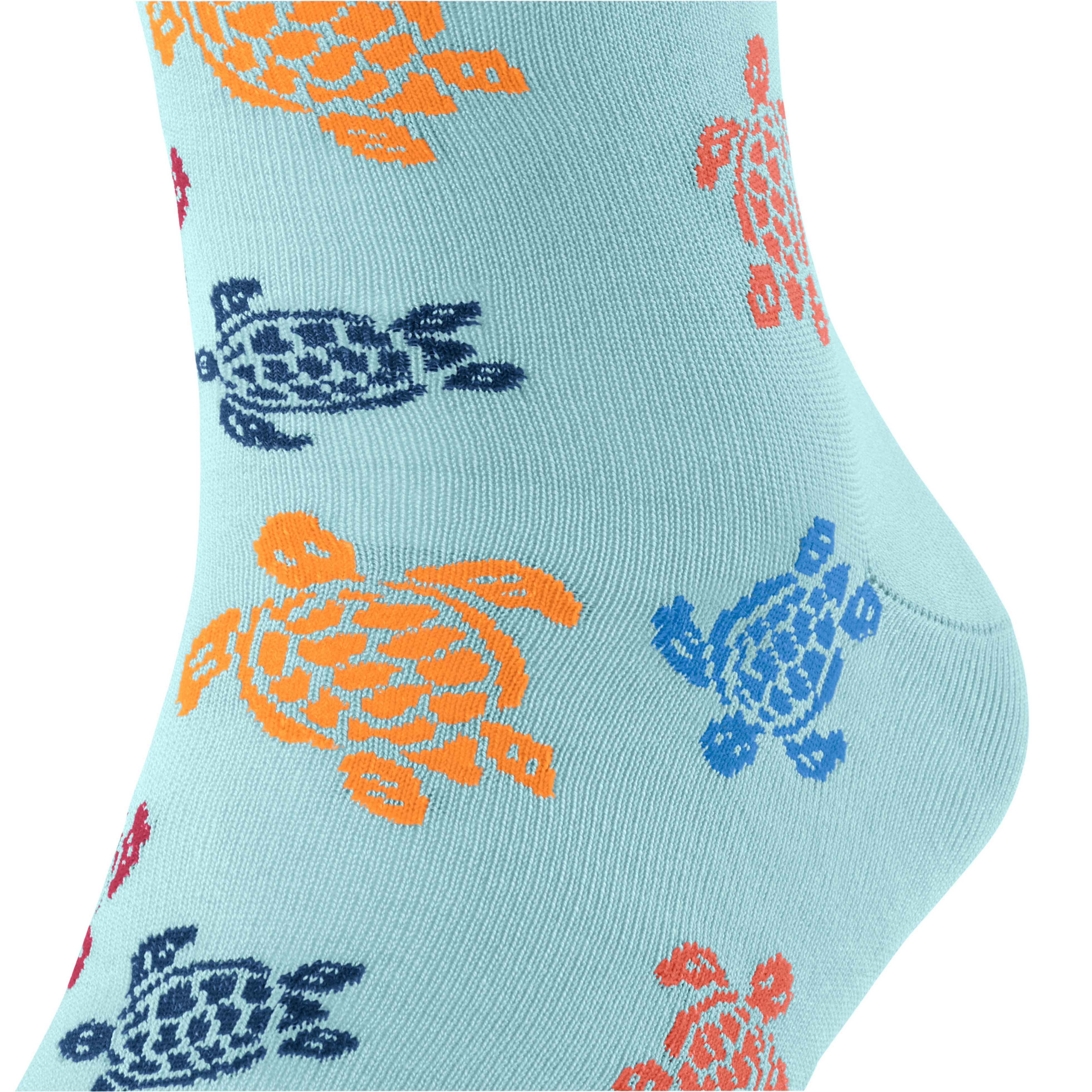 Mi-bas homme Rondes des Tortues Multicolores | Vilebreauin