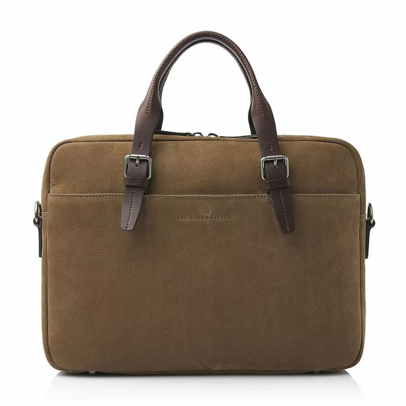 Castelijn & Beerens Nubuck Laptoptas RFID 15,6
