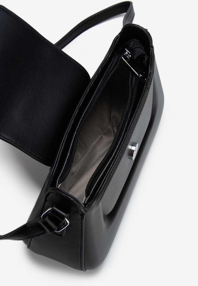 Sac bandoulière femme noire Vianna