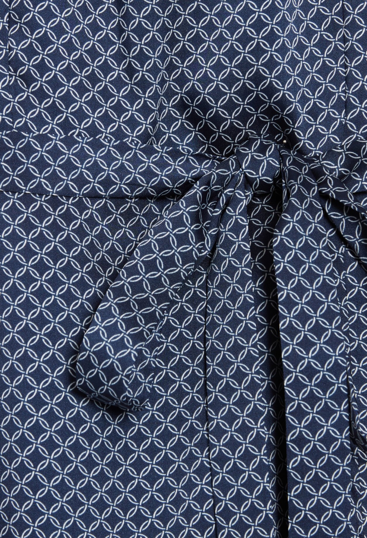 Robe longue &agrave; motifs geometrique