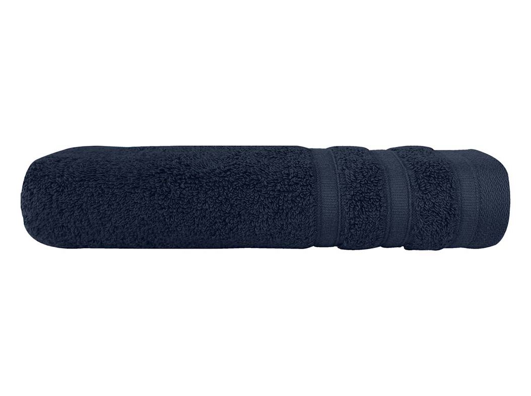 TOALHÃO DE BANHO ACTUEL ALGODÃO AZUL ESCURO 70X140CM