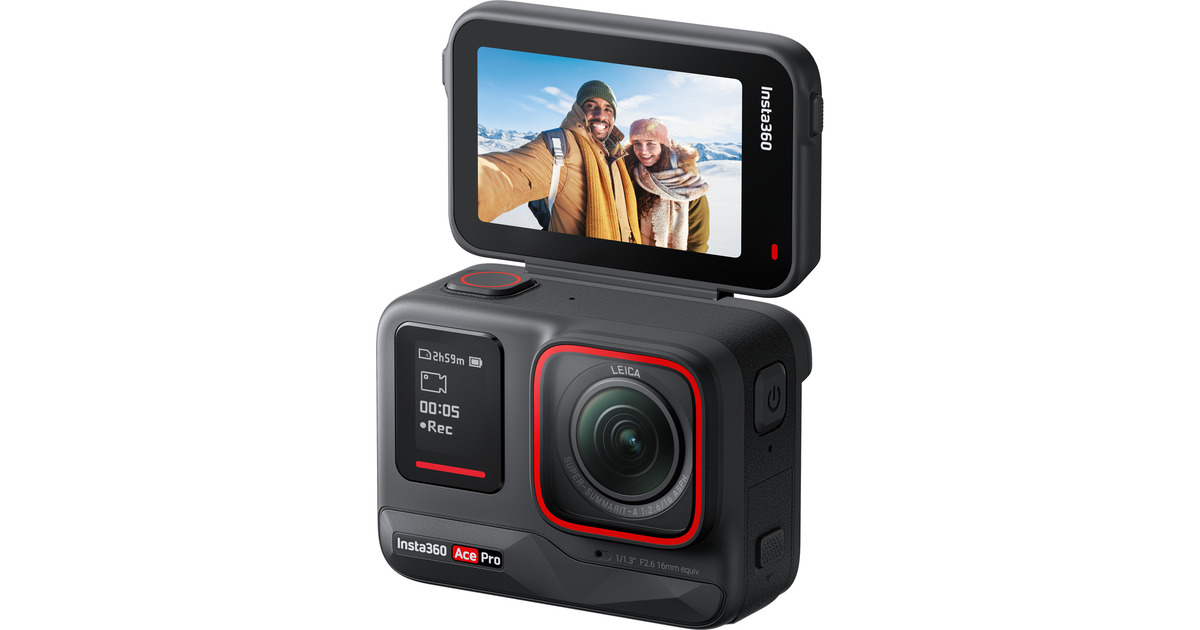 Insta360Ace Pro action sport 8K videocamera  (Zwart)