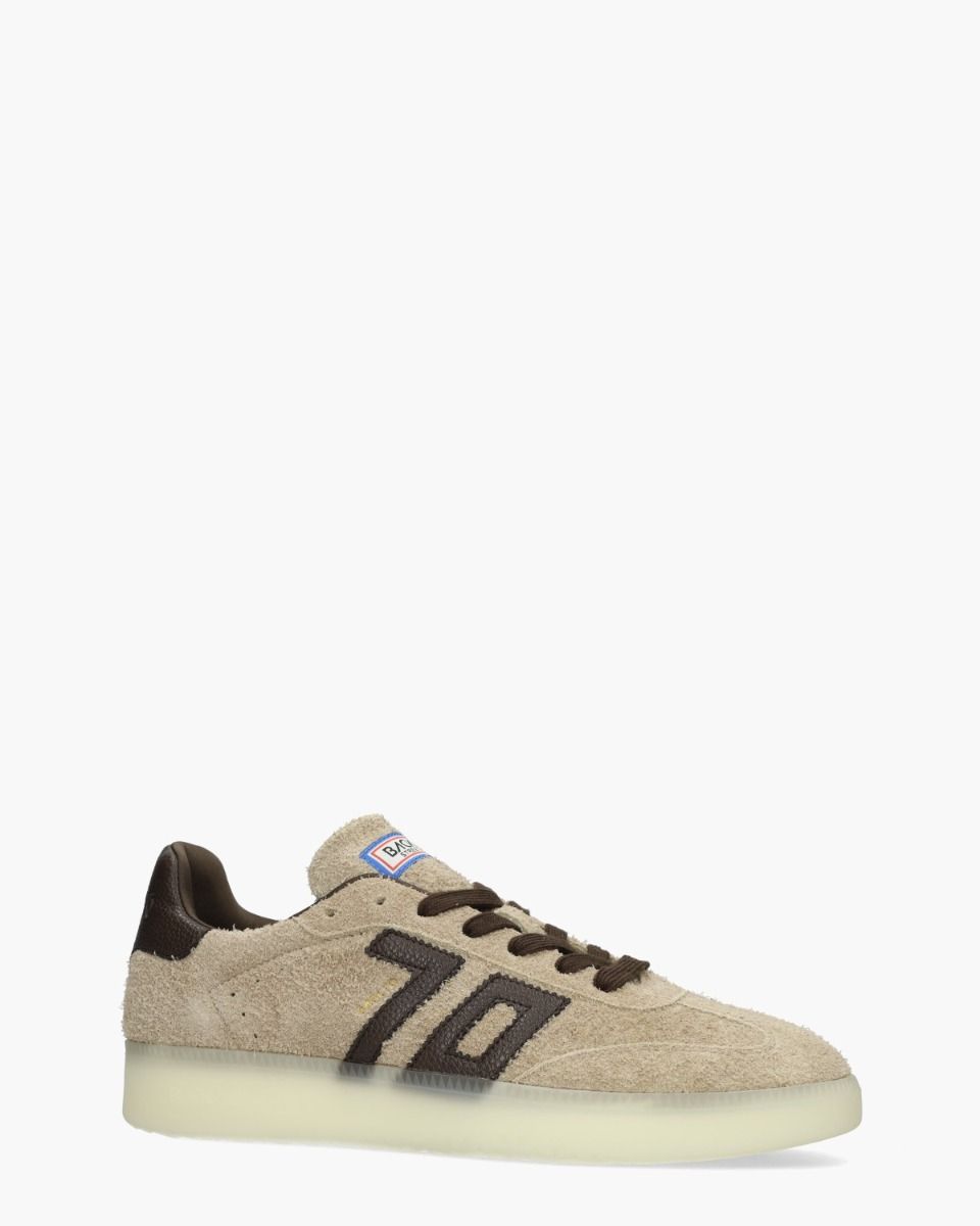 Back 70 Boston Beige/Donkerbruin Herensneakers