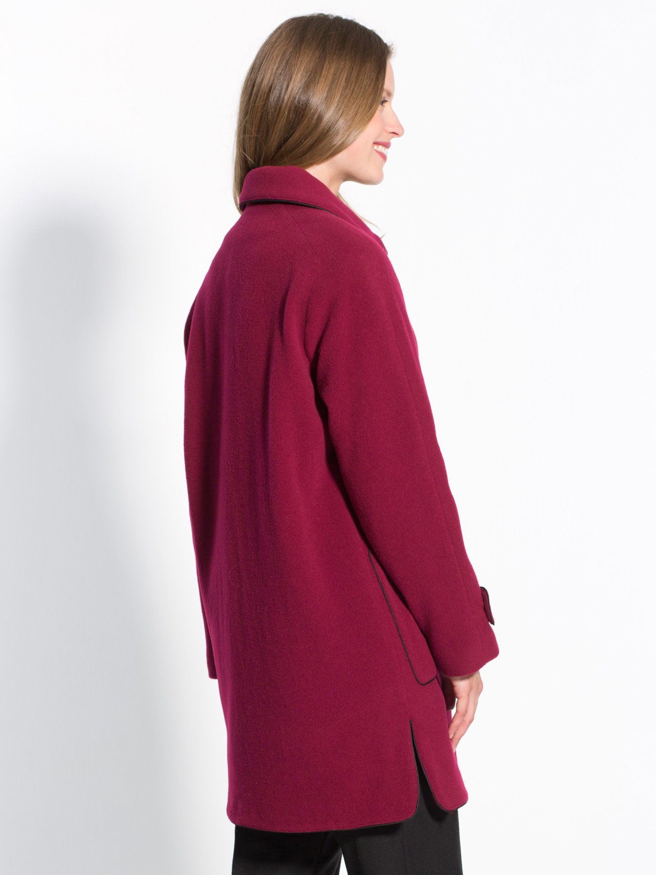 Manteau caban 70% laine