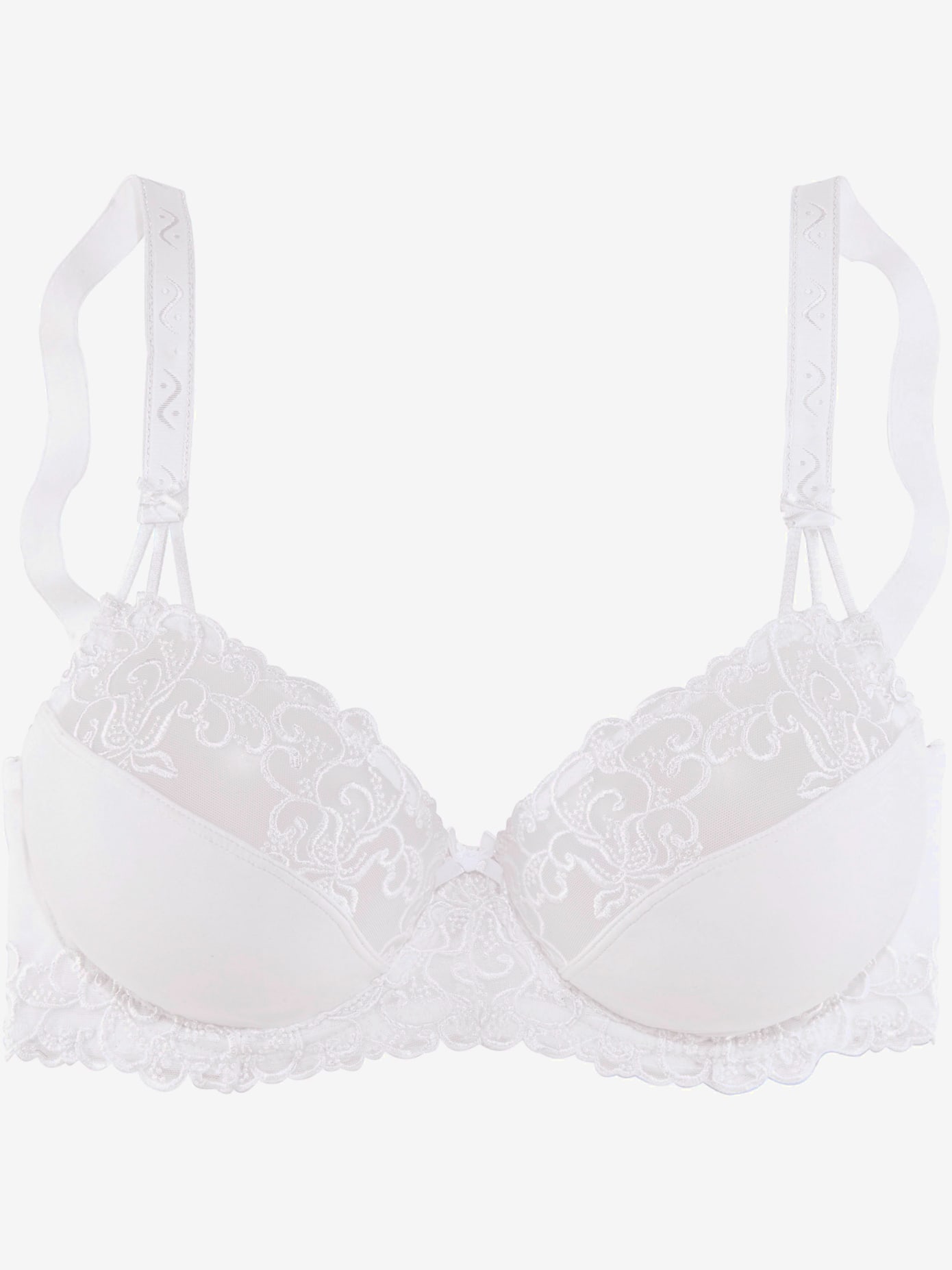 Soutien-gorge à armatures avec fine dentelle florale