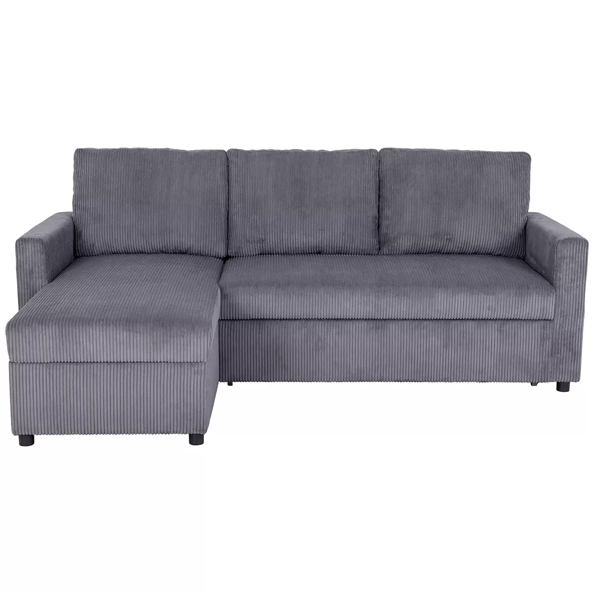 Ecksofa Paris Best Price 187 x 132 Anthrazit