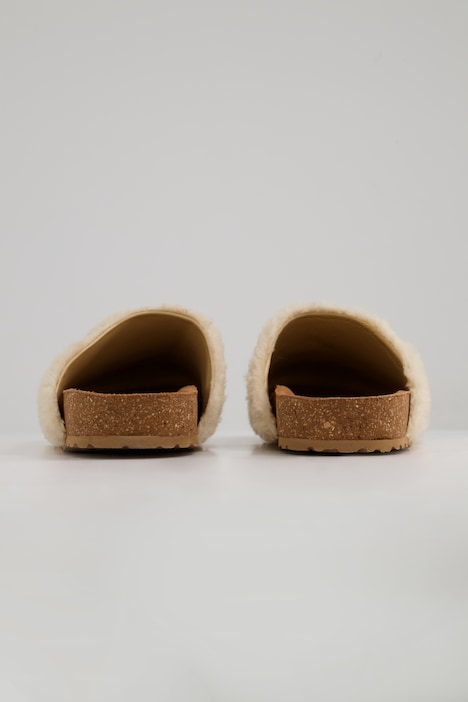 Lammfell-Mules, anatomisches Fußbett, Weite H