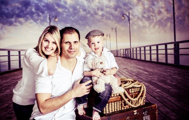 Familien Fotoshooting in Hamburg als Geschenkidee