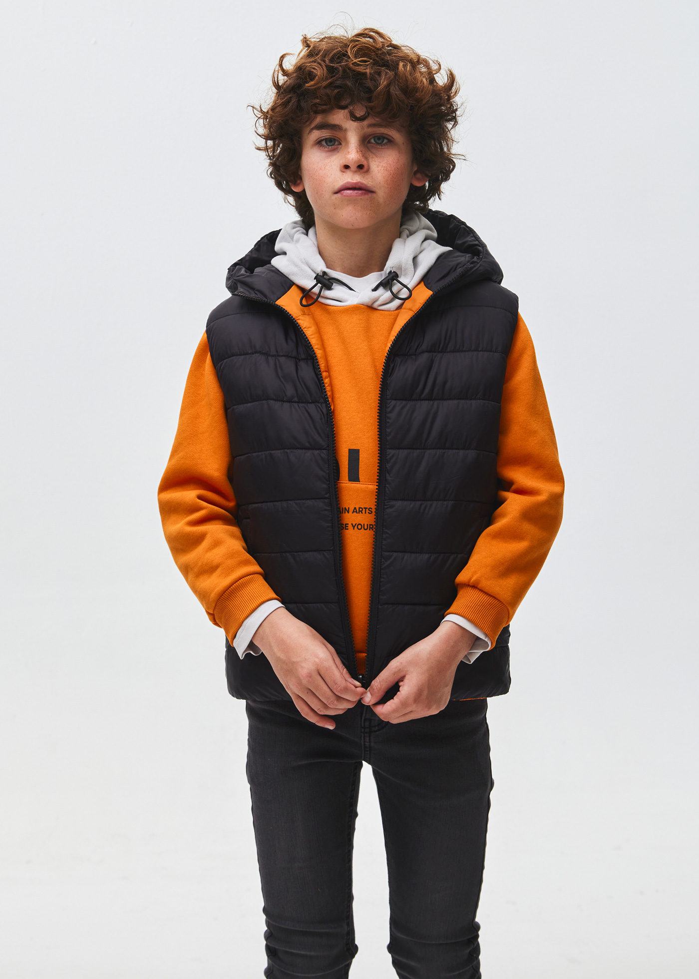 Colete reversível para menino