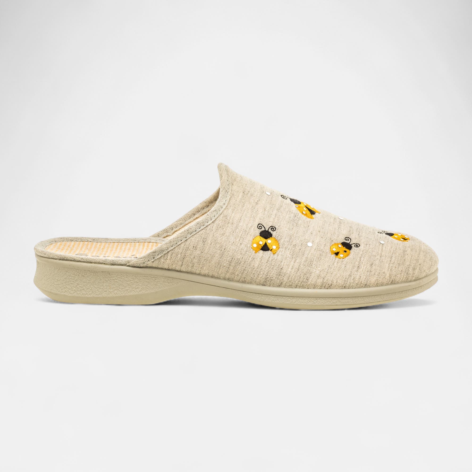 Pantoufles mules Femme gris