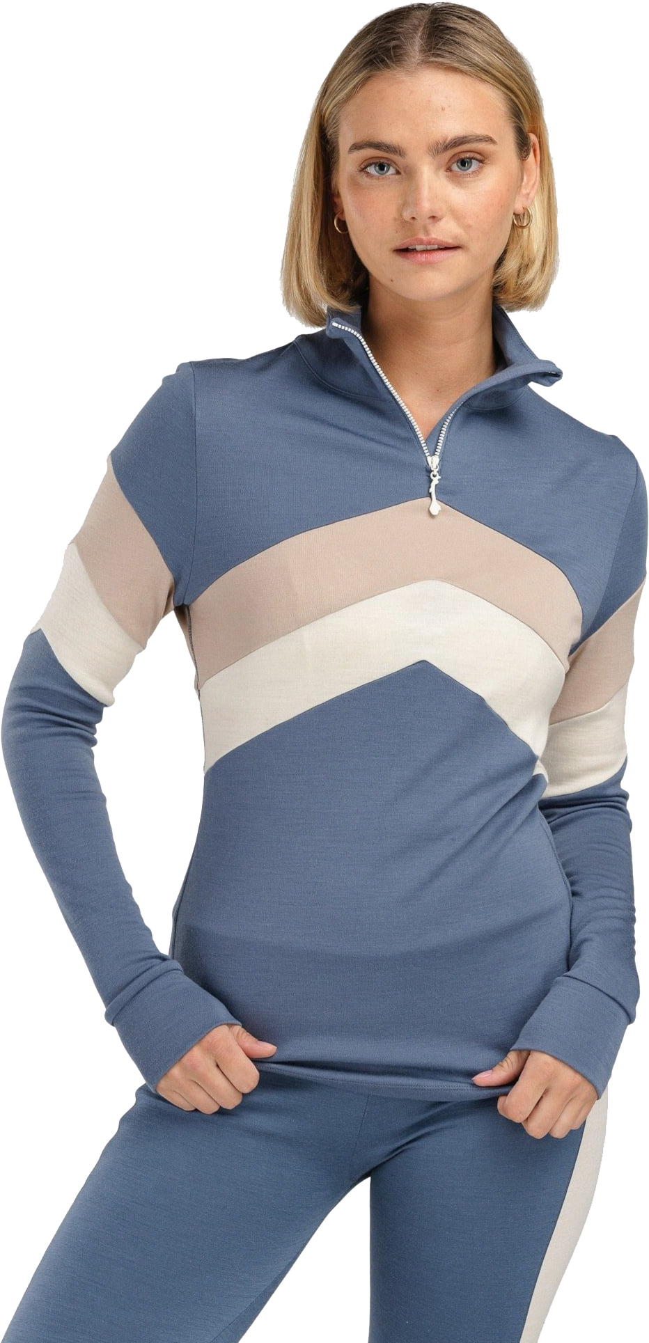 Vegglifjell Merino Half-Zip Dame Lake