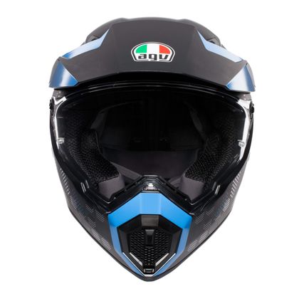 Casque AGV AX9 - ANTARTICA - Noir / Bleu