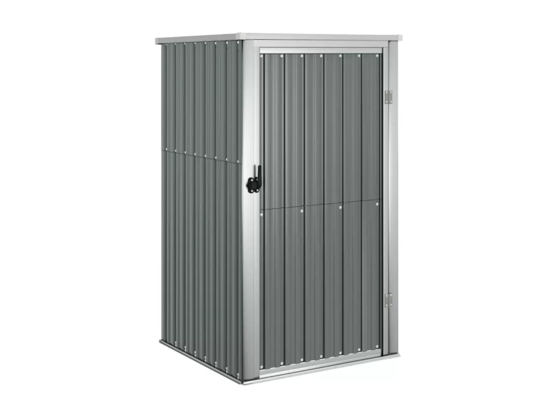 Abri à outils de jardin Gris 88x89x161 Acier galvanisé