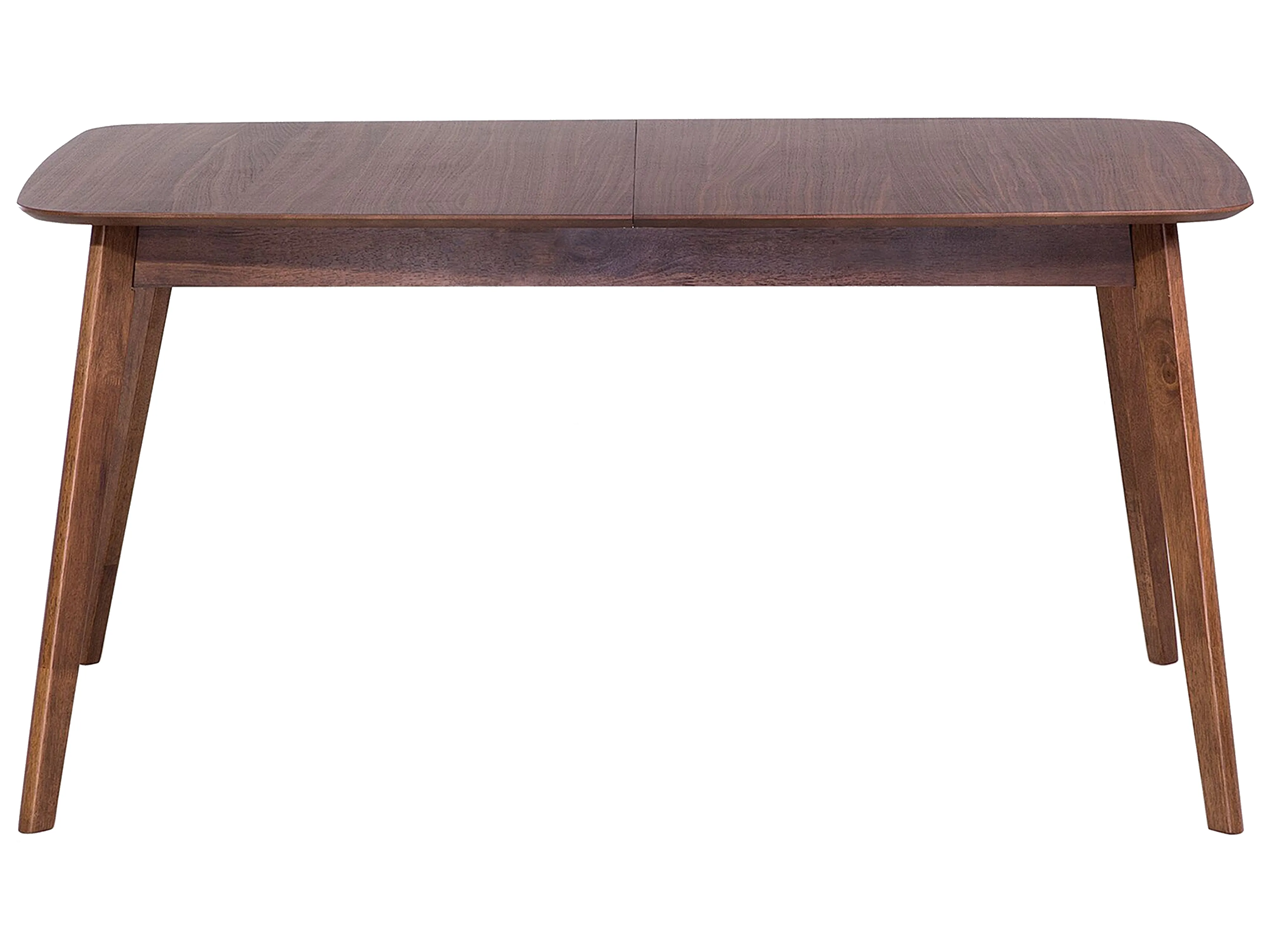 Eettafel uitschuifbaar MADOX Donker walnoothout 90 cm 150/190 cm
