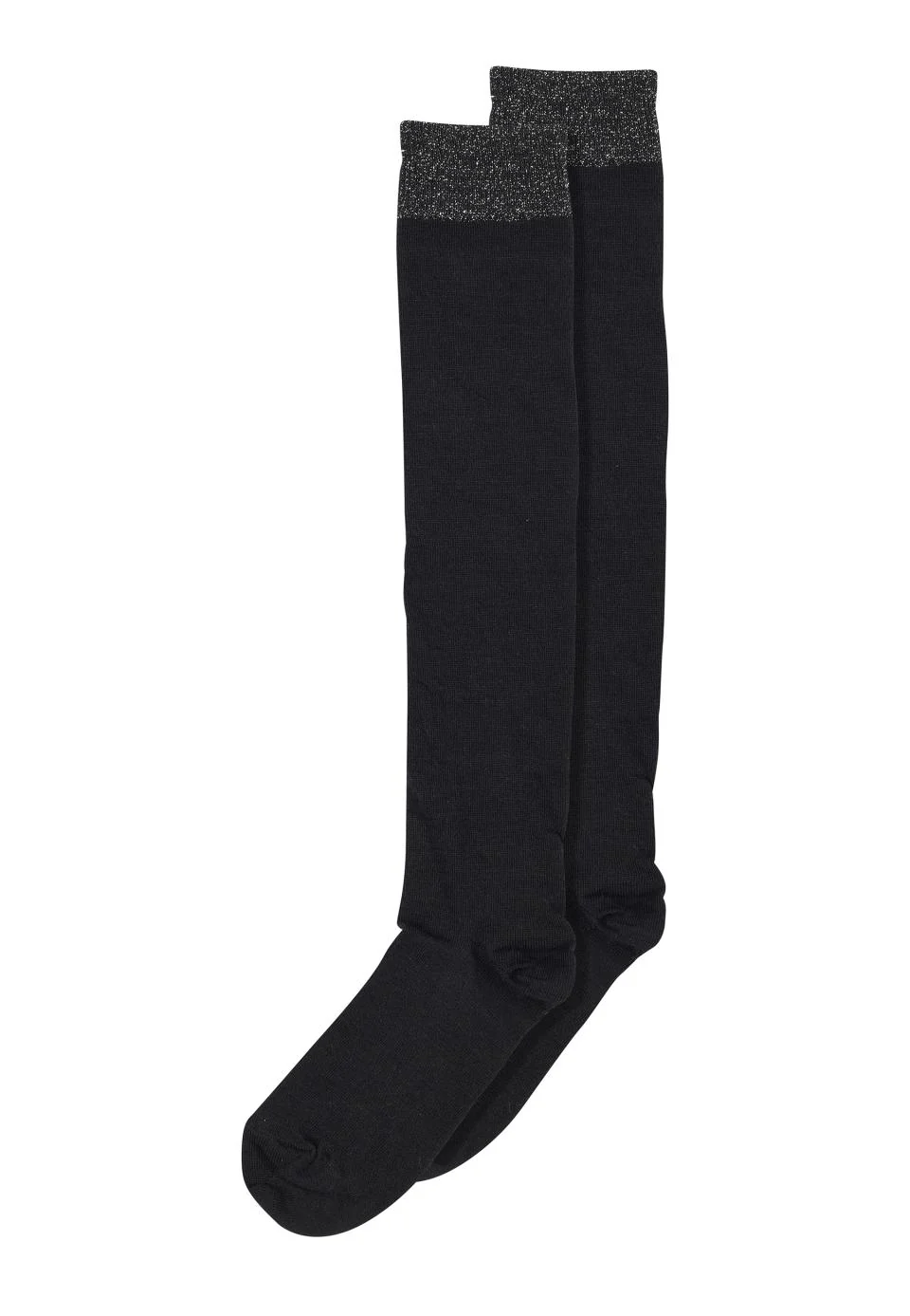 mpWoman  Wool/silk knæstrømper - sort