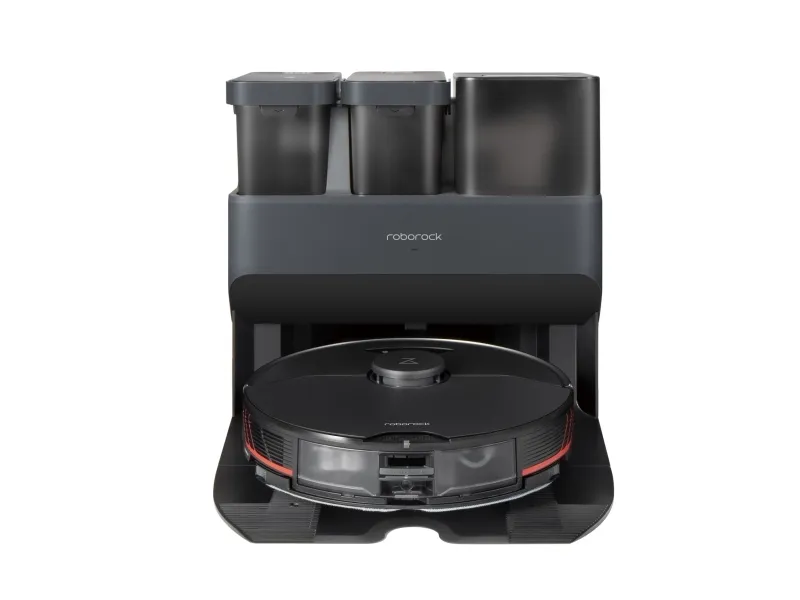 [OUTLET] - Roborock S7 MaxV Ultra - Støvsuger - robotstyret - uden pose - 74 W - sort inkluderet oplader