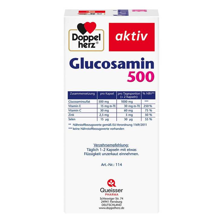 Doppelherz Glucosamin 500 Kapseln, 120 St